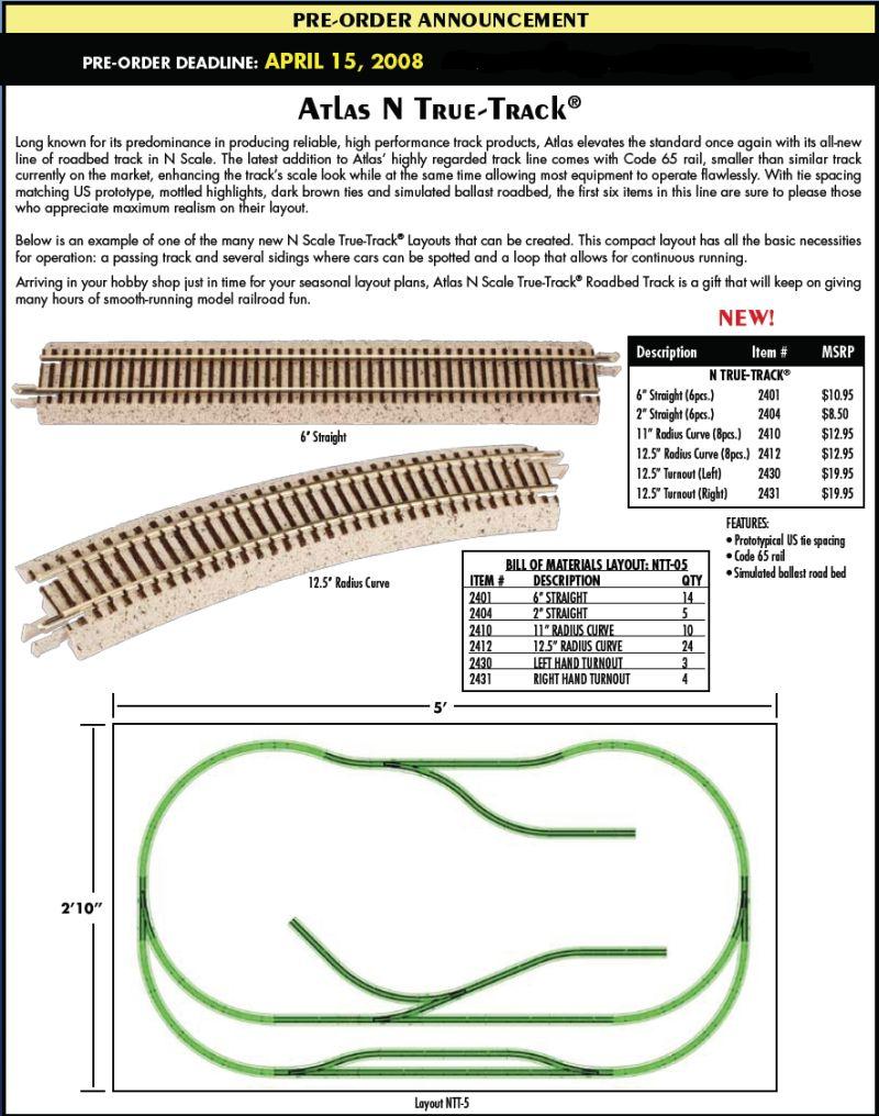 Atlas flex cheap track n scale